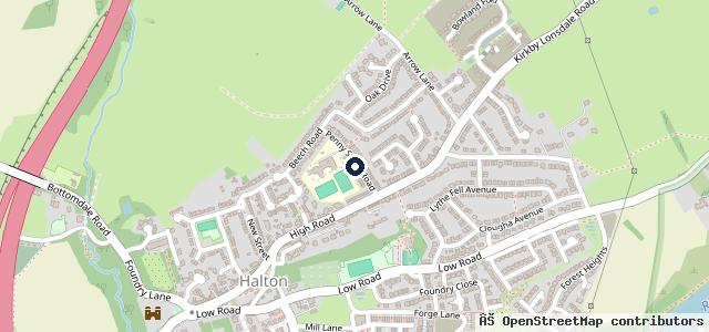 Map showing the location of Bowland Autotech