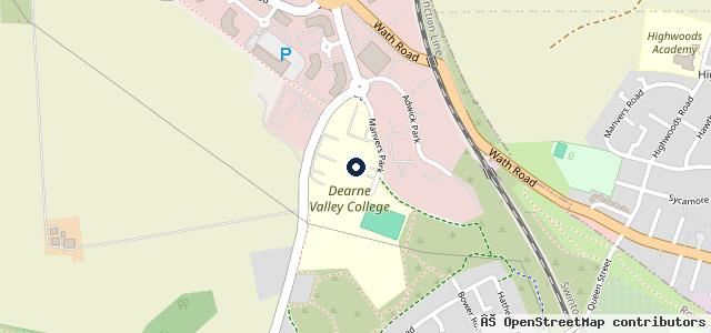 Map showing the location of M.A.R.S - Manvers Automotive Repair Specialists