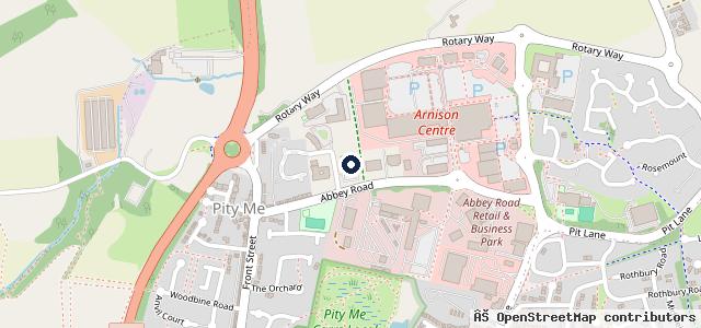 Map showing the location of Halfords Autocentre Durham