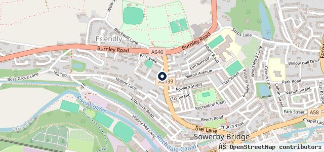 Map showing the location of Trimcraft