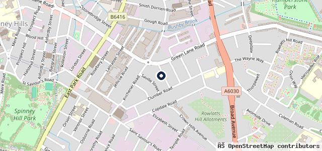 Map showing the location of Pristine Auto Care Leicester
