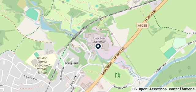 Map showing the location of Chappells Vehicle Repairs