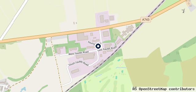 Map showing the location of Autotech Lanark