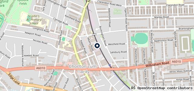 Map showing the location of Starco | Manchester