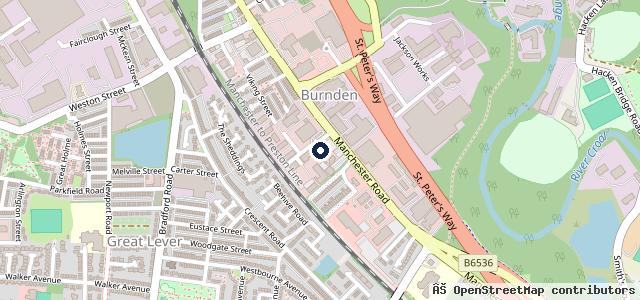 Map showing the location of Bolton Auto Centre