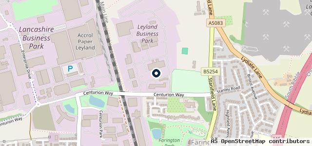 Map showing the location of Autoserve Mobile