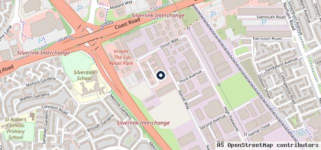 Map showing the location of Autofix (north East)