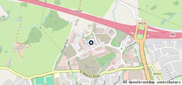 Map showing the location of Sinclair Group Mercedes Benz Of Cardiff & Newport