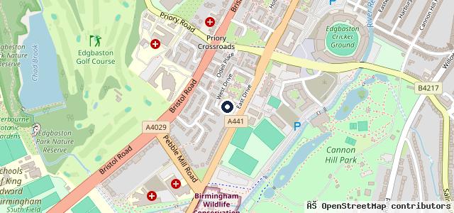 Map showing the location of Pressures On MOBILE Detail