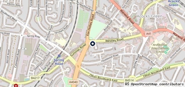 Map showing the location of The Auto Clinic Garage | Weymouth