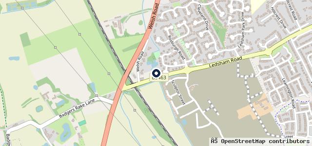 Map showing the location of Brookdale Garage