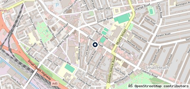 Map showing the location of Swift Repairs Limited | Birmingham