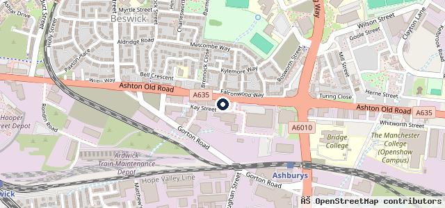 Map showing the location of J&S Manchester Car Sales Ltd