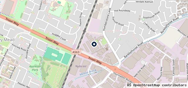 Map showing the location of The Tyre Shop