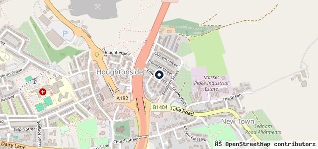 Map showing the location of SM Motoring services