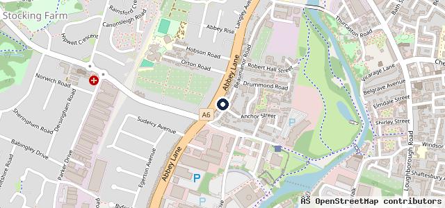 Map showing the location of Saving On Tyres Leicester