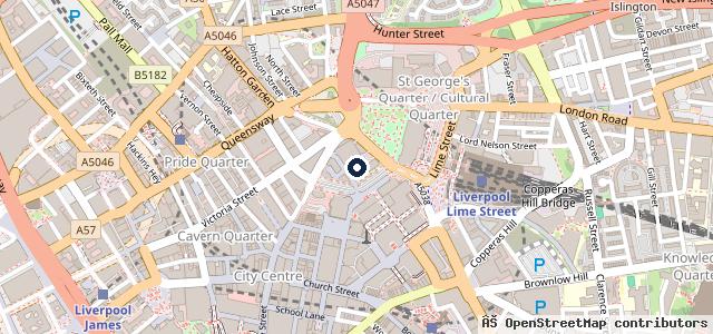 Map showing the location of Smart Auto-Body | Liverpool