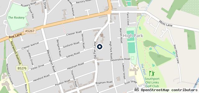 Map showing the location of C B Autos