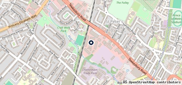 Map showing the location of New Barn Cars