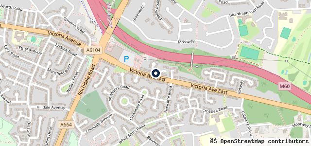 Map showing the location of Mobile Auto-Electrics Manchester