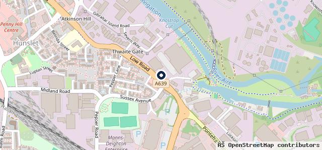 Map showing the location of D. M. Keith Škoda Leeds