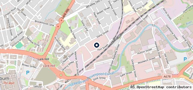 Map showing the location of Fort St Garage