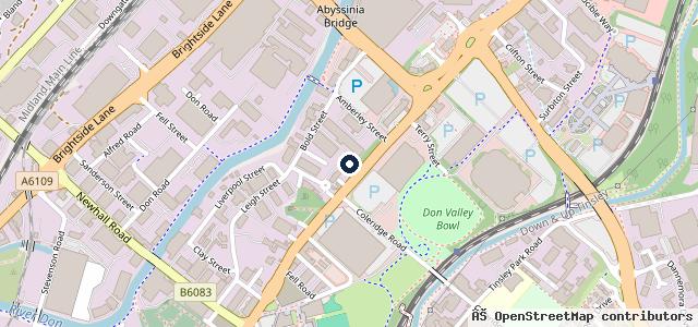 Map showing the location of Oxygen Detailing