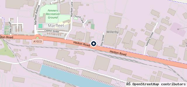 Map showing the location of PDR Contracting Ltd