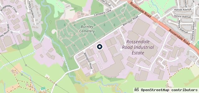 Map showing the location of Apex MOT Services