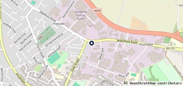 Map showing the location of Bentley's Autos