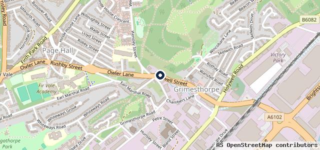 Map showing the location of IMO Car Wash