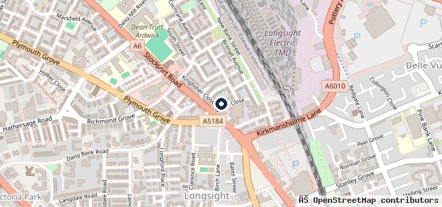 Map showing the location of Manchester Auto Specialist