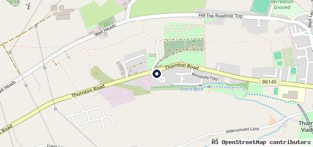 Map showing the location of M T Refinishing