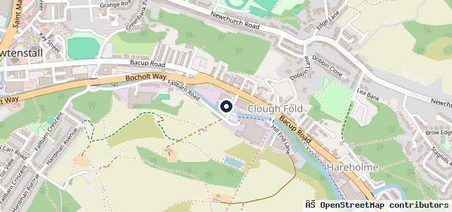Map showing the location of F1 M.o.t Centre