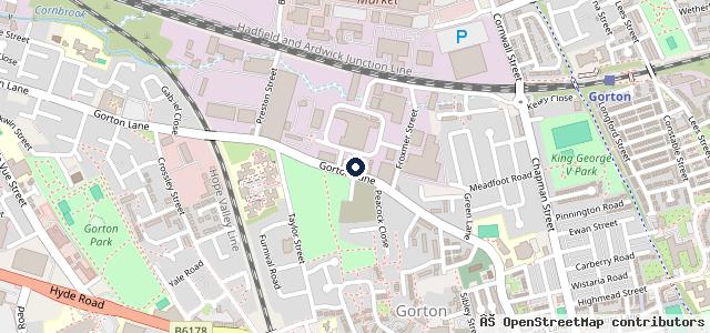 Map showing the location of Taw Garage (Manchester) Ltd