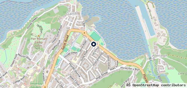 Map showing the location of Halfords Autocentre