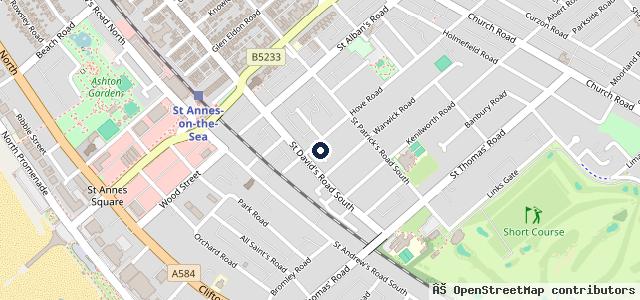 Map showing the location of D B Auto Service