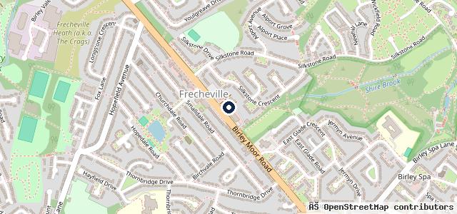 Map showing the location of Dexel Tyre & Auto Centre - Sheffield - Frecheville