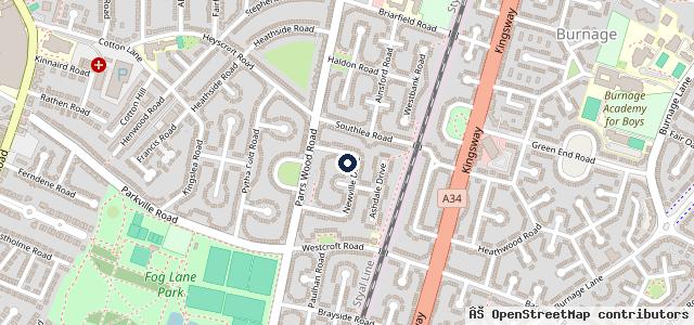 Map showing the location of Browns mobile mechanics