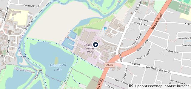 Map showing the location of Masked Detailing