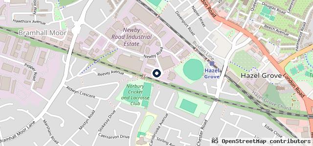 Map showing the location of Napier Motors