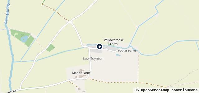 Map showing the location of Dave Cross Body Repairs Ltd