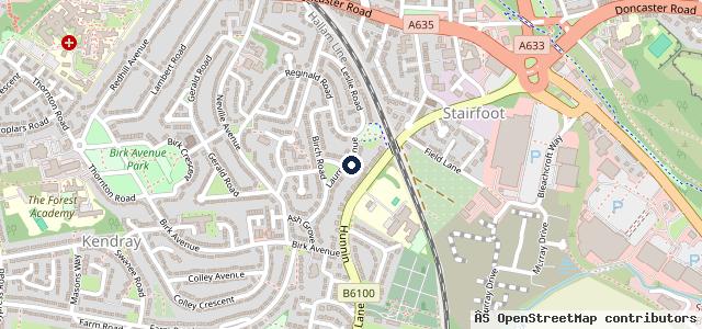 Map showing the location of BJ's AutoMechanics