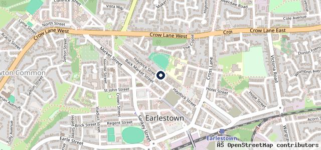 Map showing the location of Gallagher Autos