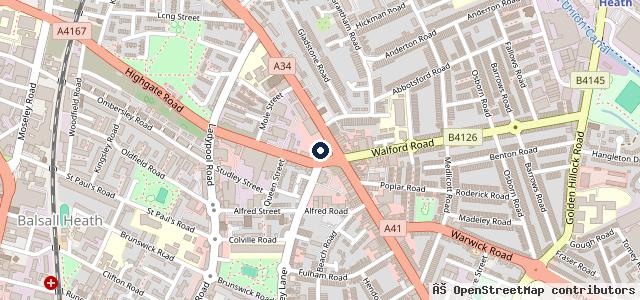 Map showing the location of DAC Mobile Valeting