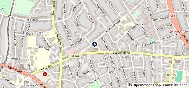 Map showing the location of Valet 4 U