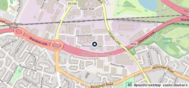 Map showing the location of CS Cars UK