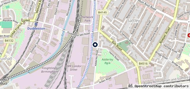 Map showing the location of Park Mills Auto Centre