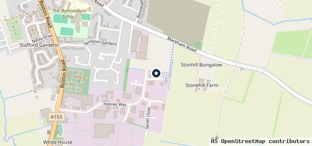 Map showing the location of Stratton