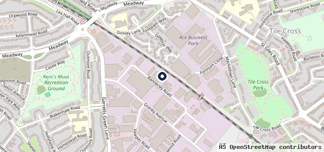 Map showing the location of Auto Spot Birmingham Ltd
